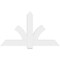 Ekena Millwork Redmond Architectural Grade PVC Gable Bracket, 60"W x 35"H x 2"D x 6"F, 14/12 Pitch GBP060X35X0206RED00 - alternate 3